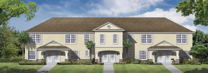 2D Rendering of a TownhomeHome by Kemp Design Services