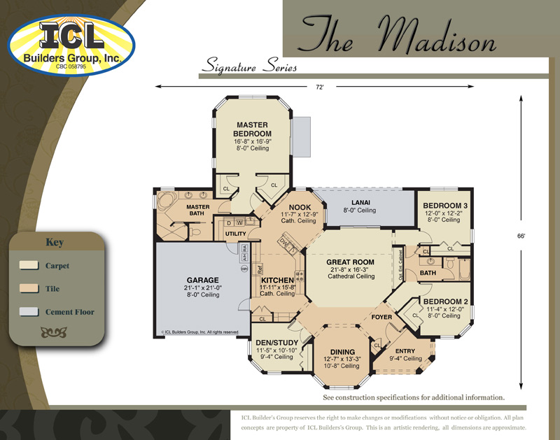 Building Brochure with Floor Plan by Kemp Design Services