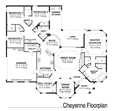 Black and White Floor Plan by Kemp Design Services