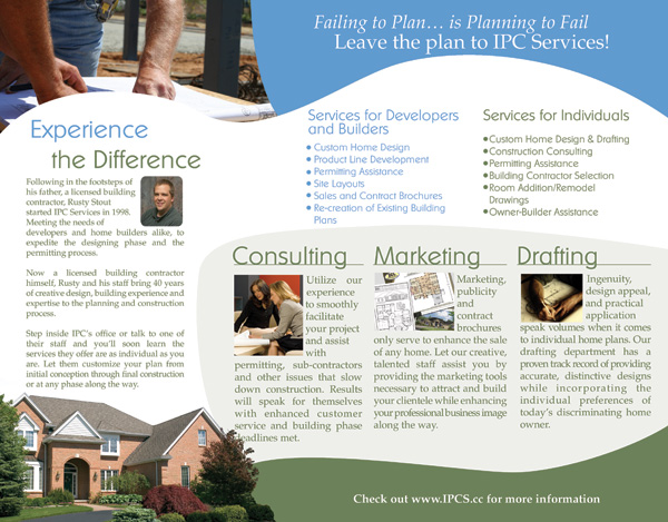 Tri-Fold Brochure created by Kemp Design Services