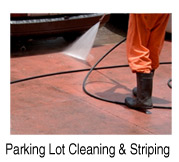 Parking lot painting (striping) and Parking lot cleaning