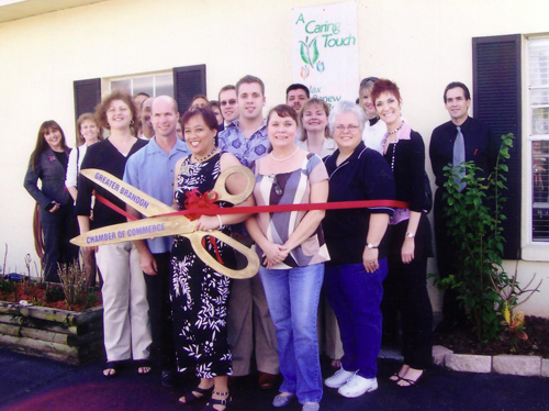 A Caring Touch Wellness Center Ribbon cutting of Seffner location