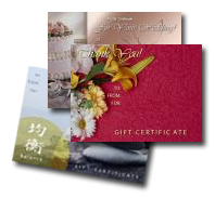 A Caring Touch Wellness Center Instant Gift Certificates are perfect for Weddings, Anniversaries, Thank You's, and just to show you care