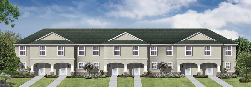 2D Rendering of a TownhomeHome by Kemp Design Services