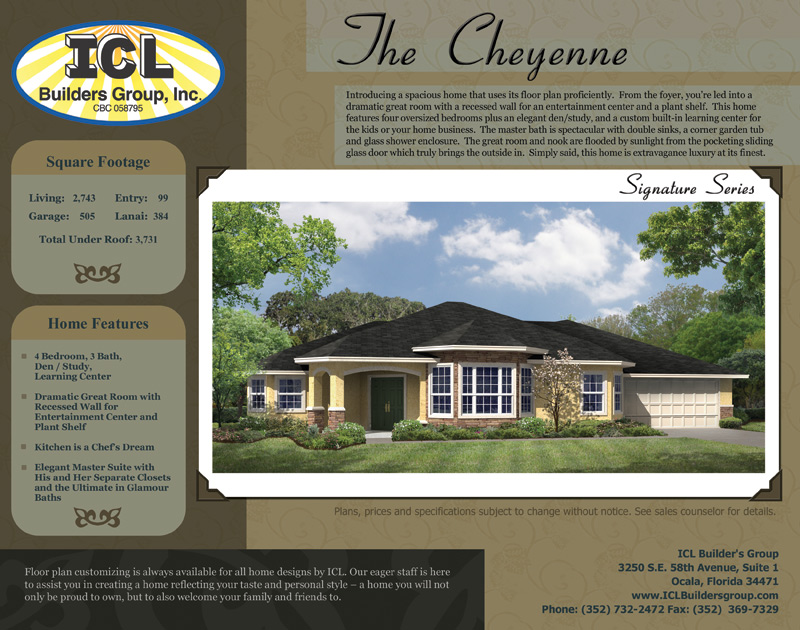 Building Brochure with Photo Real 3D Rendering by Kemp Design Services