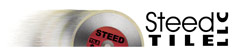 Steed Tile LLC Logo Tile saw in motion