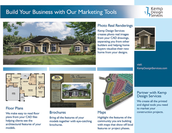 Tri-Fold Brochure created by Kemp Design Services