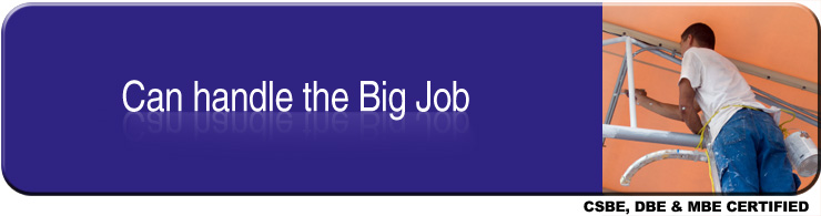 All American Pressure Cleaning and Painting can handle large scale painting and pressure cleaning commercial and government jobs