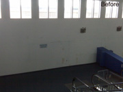 After years of use the terminal needed repair and painting